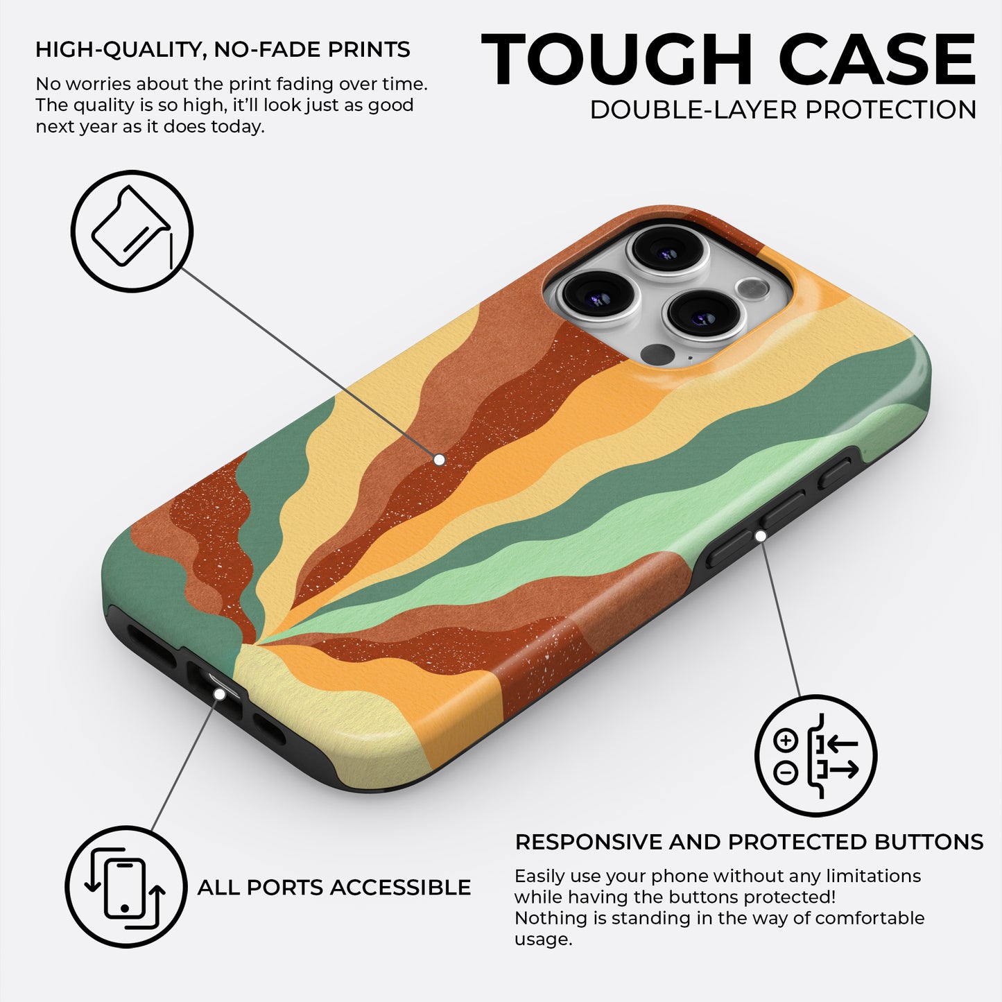 Sunset Motion - Phone Case • Tough