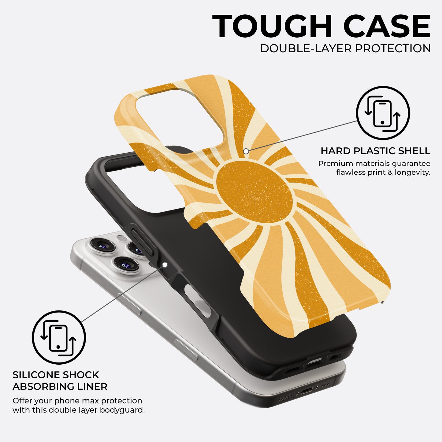 Sunburst Soul - Phone Case • Tough