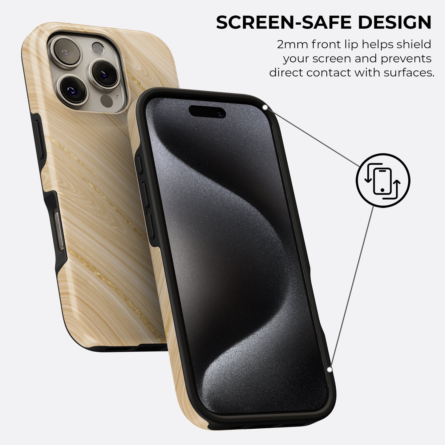 Golden Drift - Phone Case • Tough