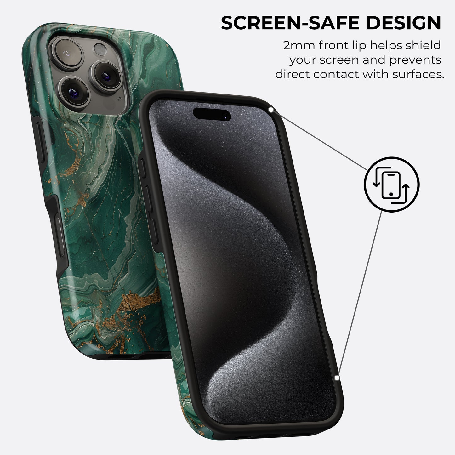Emerald Luxe - Phone Case • Tough