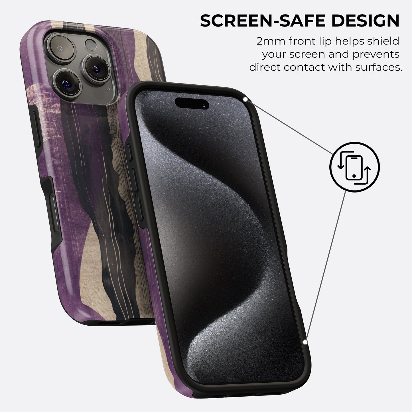 Violet Echoes - Phone Case • Tough
