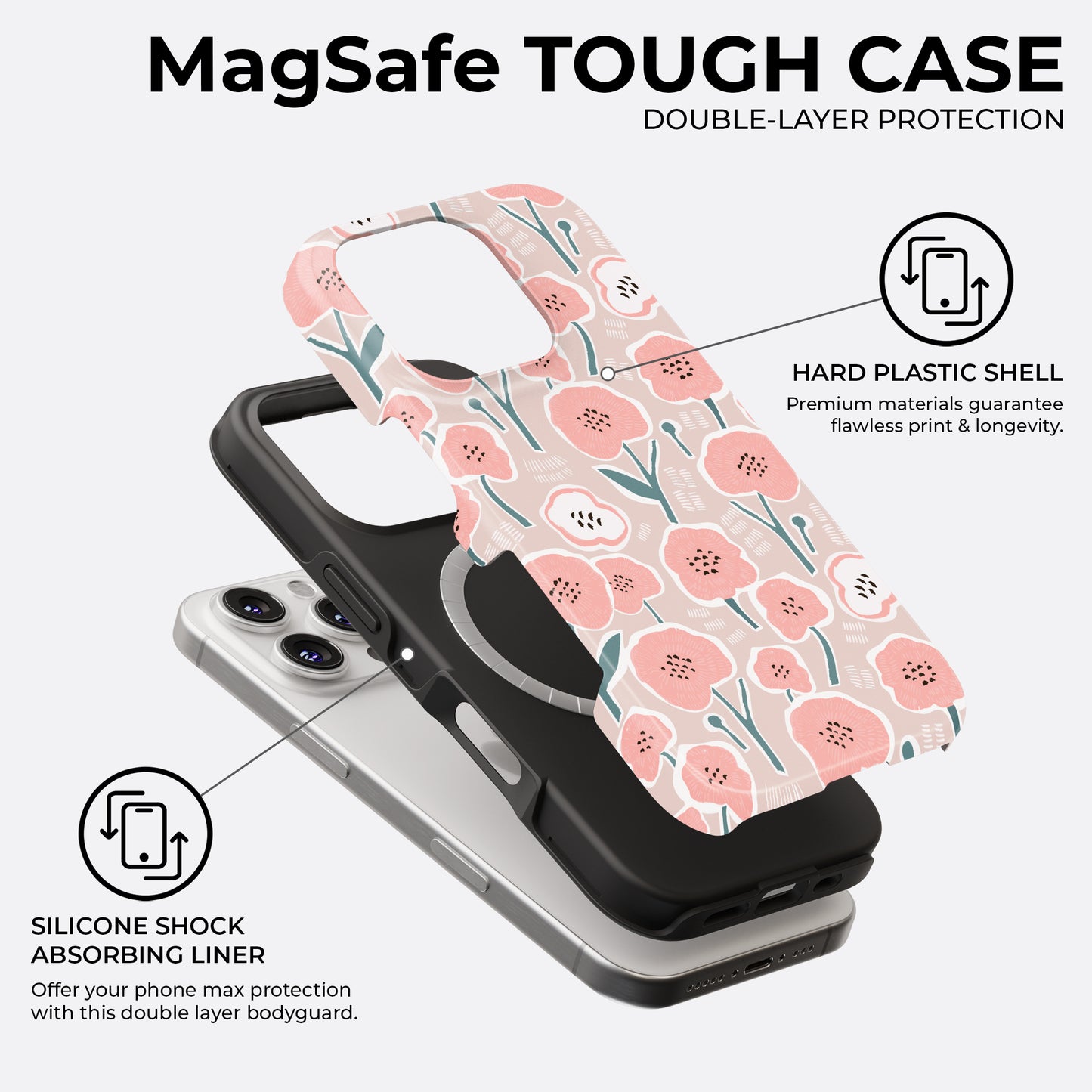 Flora Chic - MagSafe • Tough iPhone Case