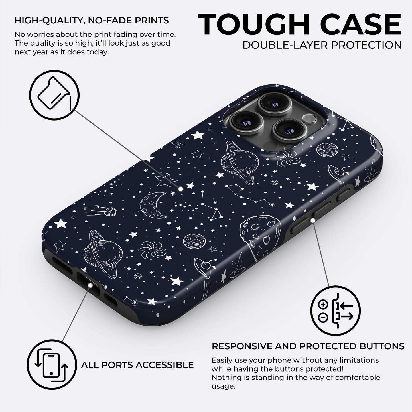 Planet Parade - Phone Case • Tough
