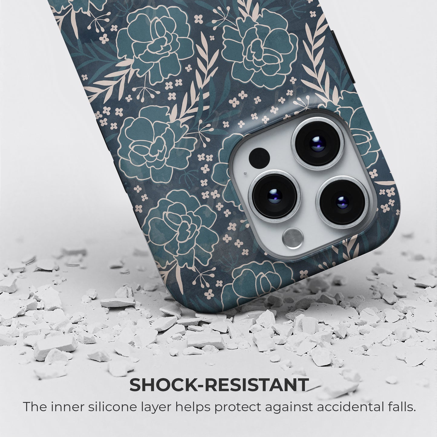 Fleur Bleu - Phone Case • Tough