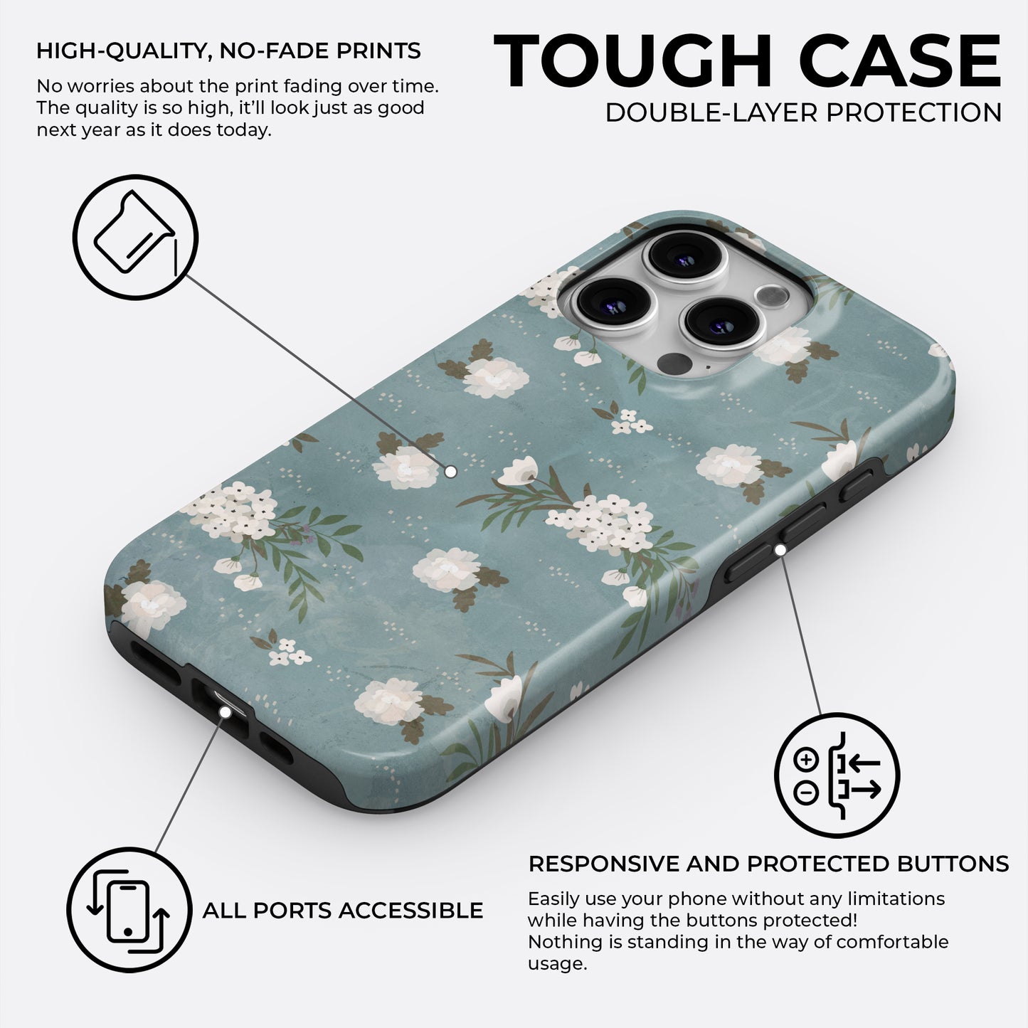 Florence Veil - MagSafe • Tough iPhone Case