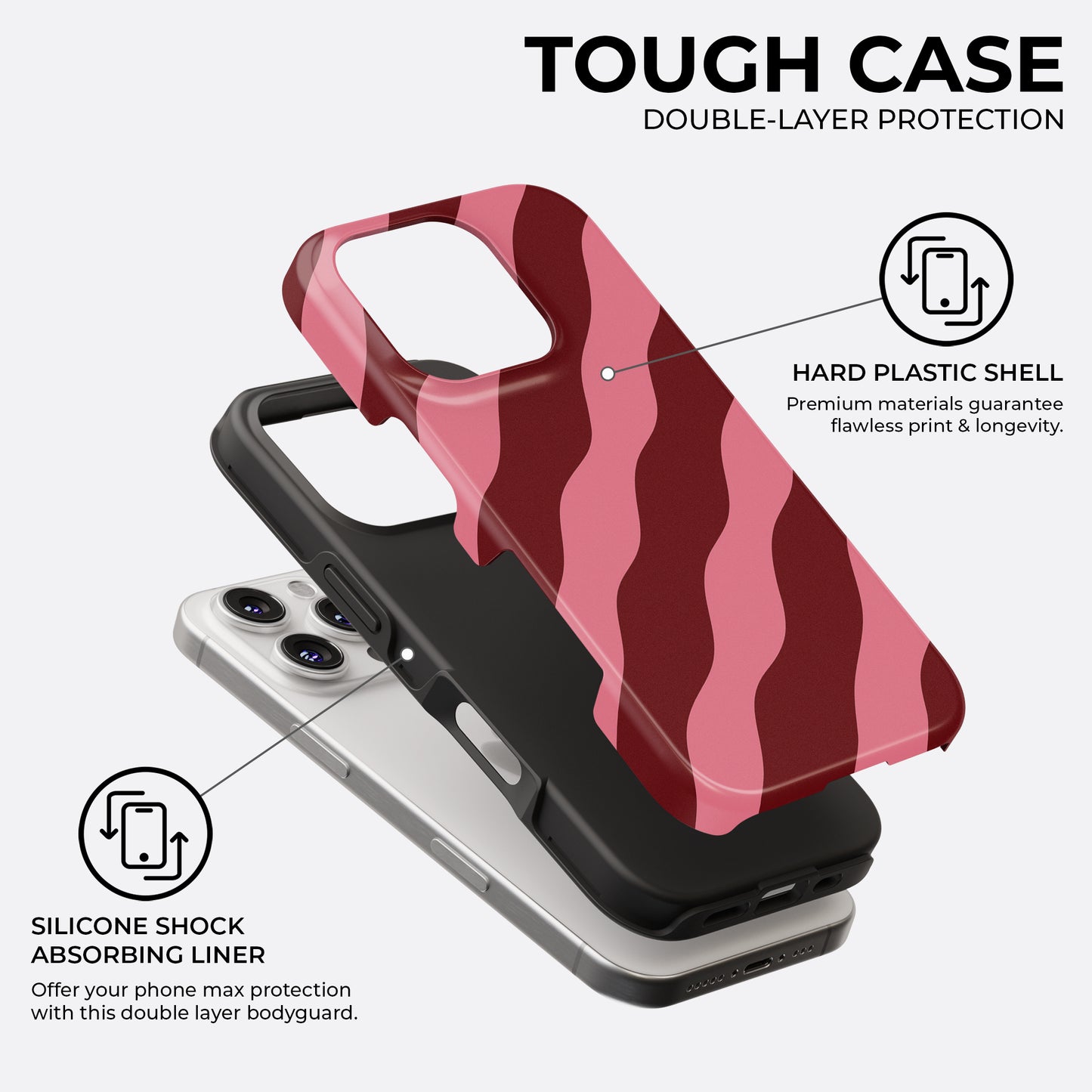 Rouge Flow - Phone Case • Tough