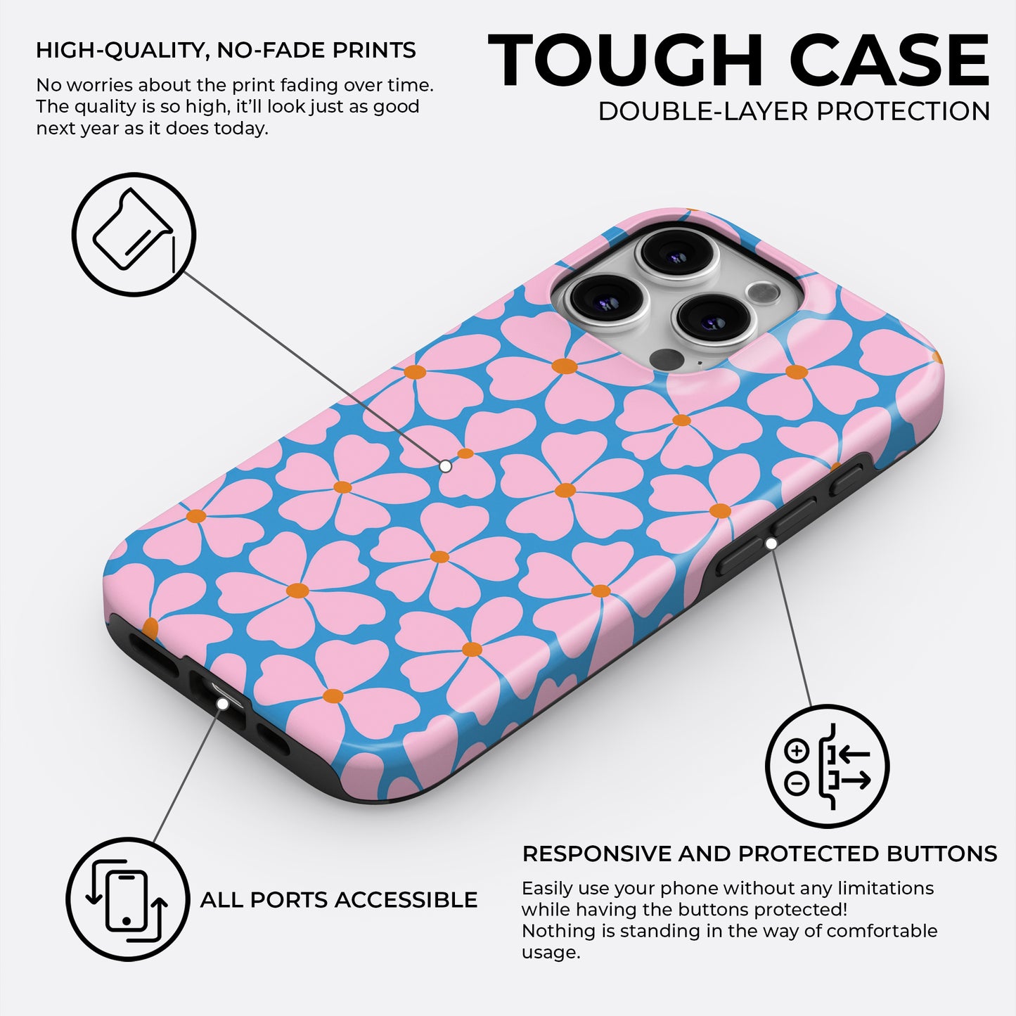 Daisy Disco - Phone Case • Tough