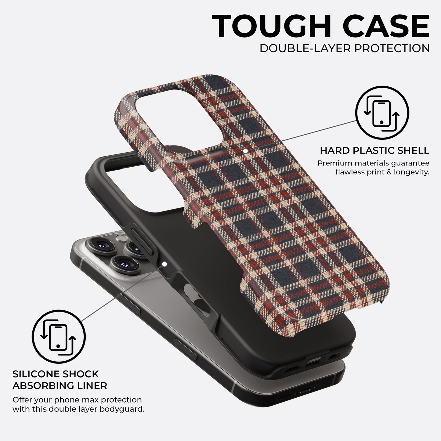 Heritage Plaid - Phone Case • Tough
