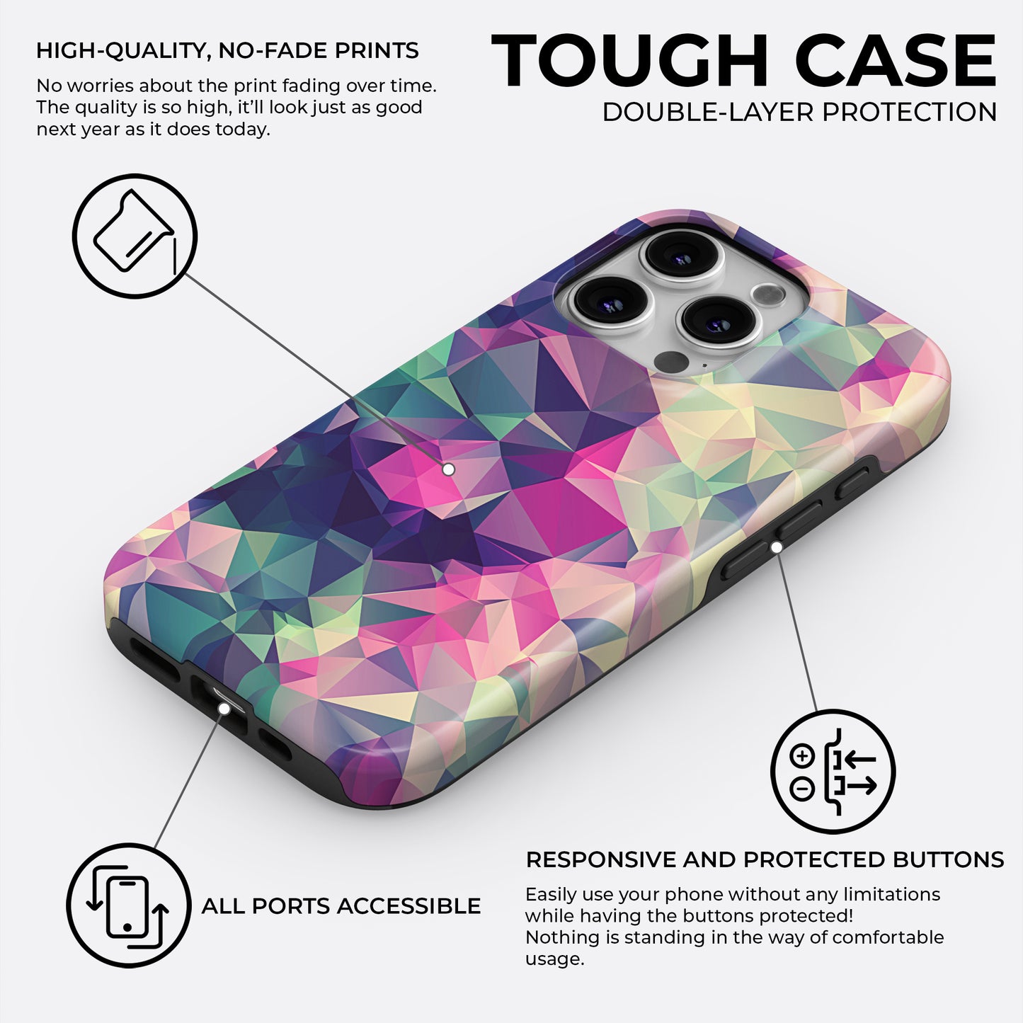 Prism Reverie - Phone Case • Tough