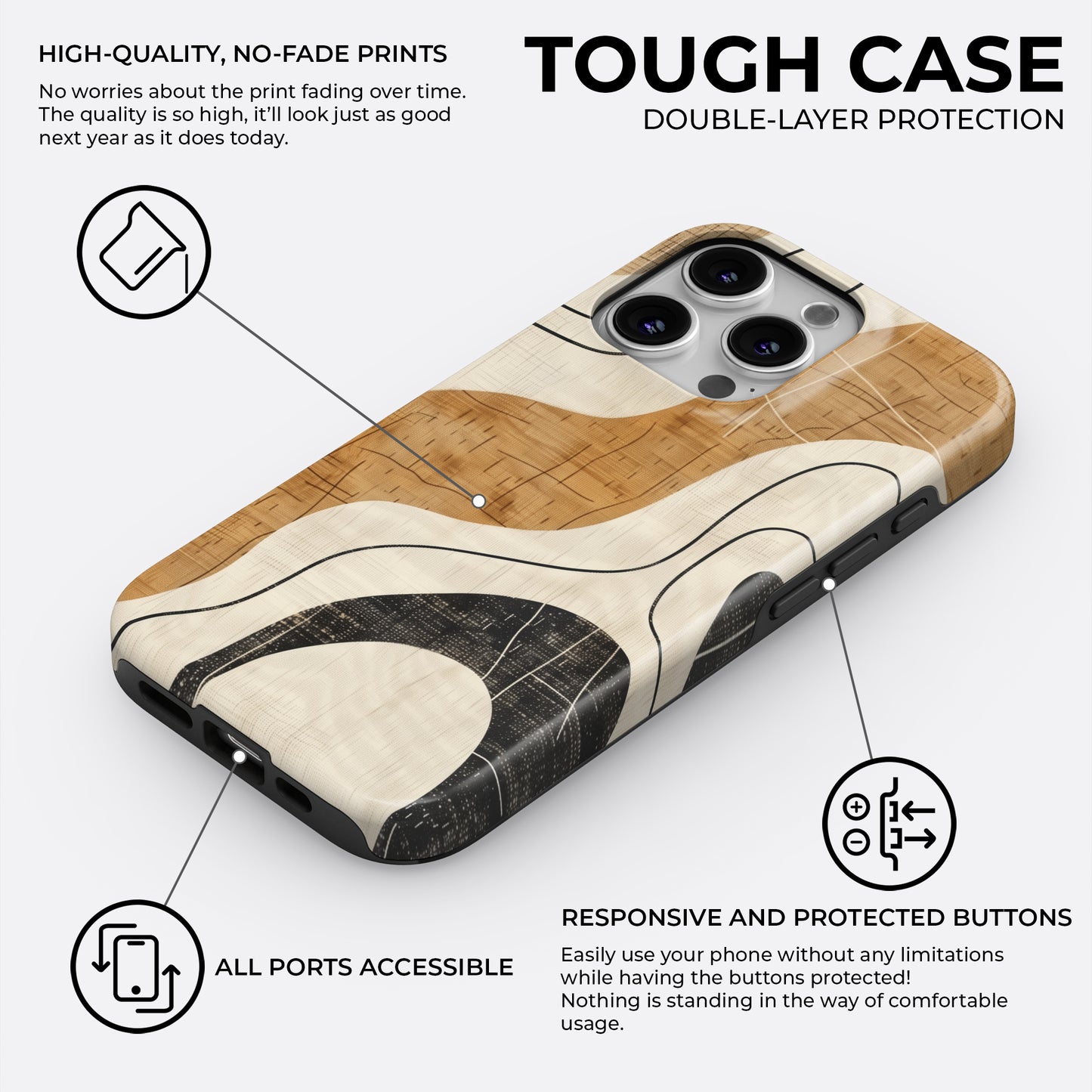 Desert Whispers - Phone Case • Tough