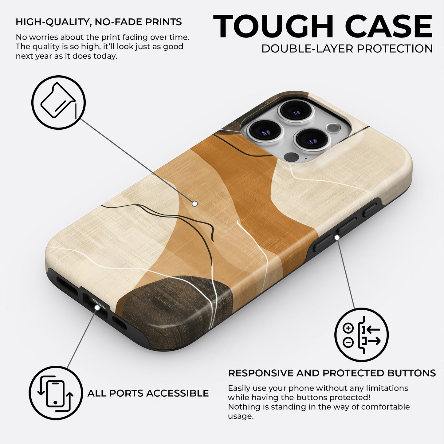 Sandline - Phone Case • Tough