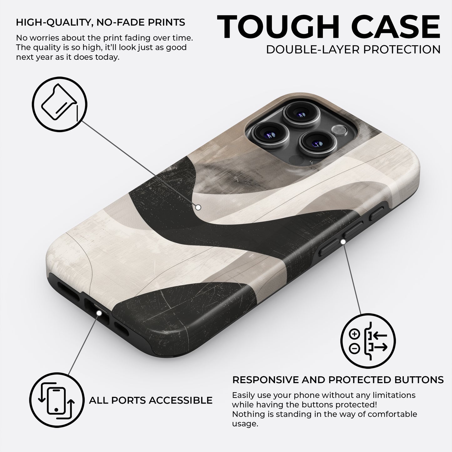 Smoke - Phone Case • Tough