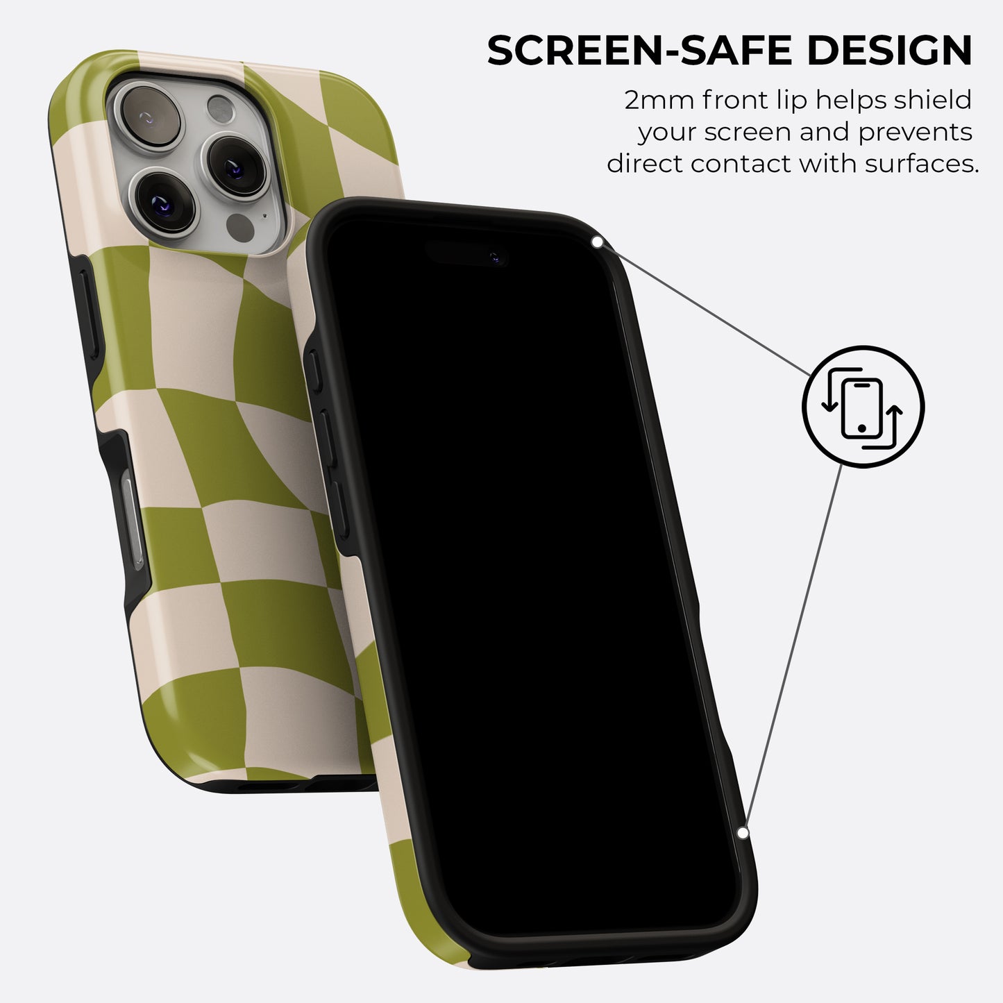 Olive Wobble - Phone Case • Tough