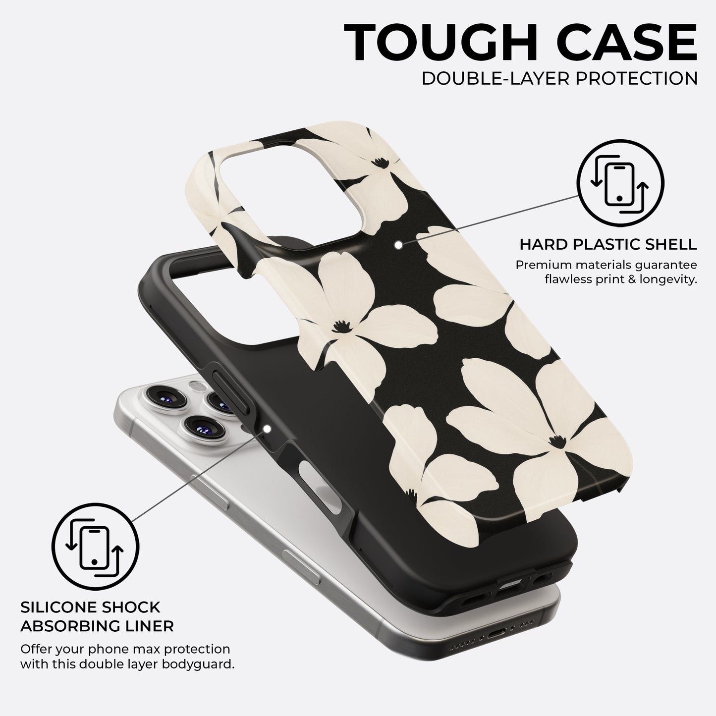 Fleur de Lune - Phone Case • Tough