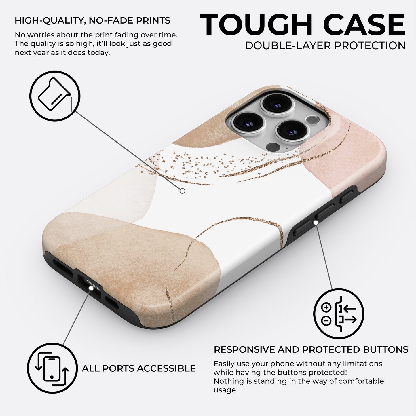 Velvet Silence - Phone Case • Tough