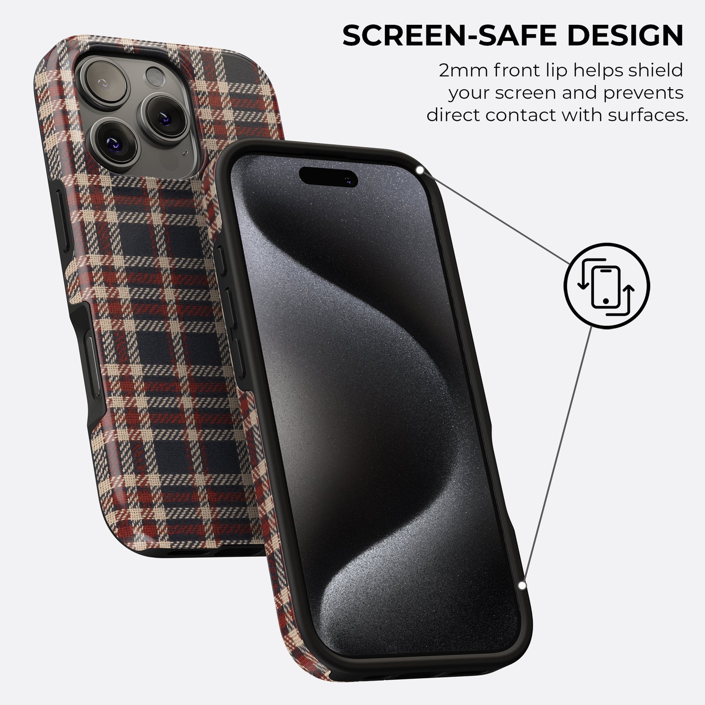 Heritage Plaid - Phone Case • Tough