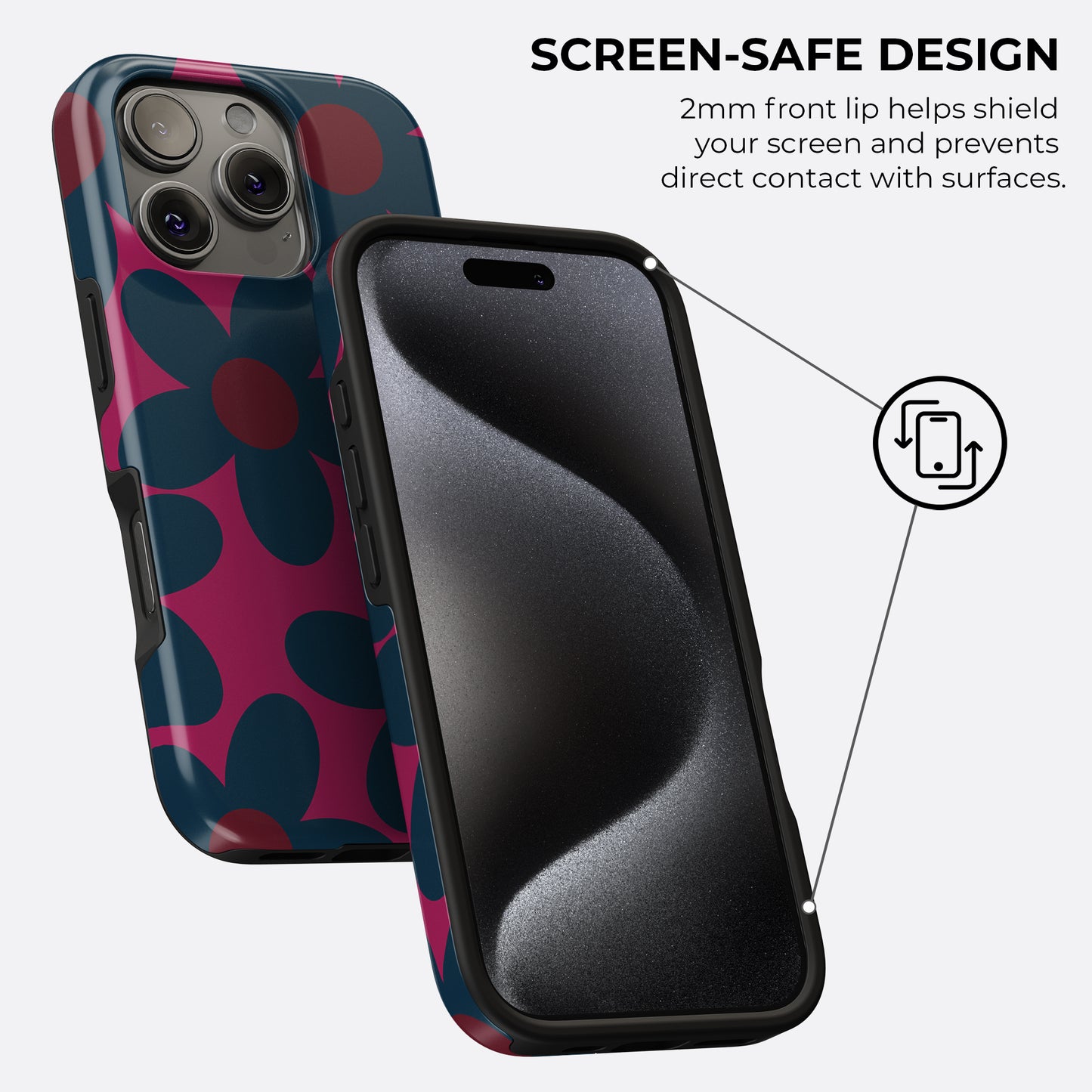 Midnight Bloom - Phone Case • Tough