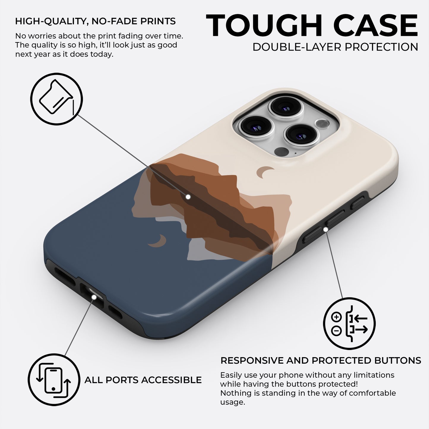 Night’s Mirror - Phone Case • Tough