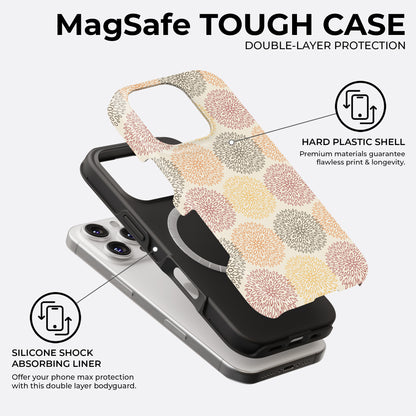 Retro Dahlia - MagSafe • Tough iPhone Case