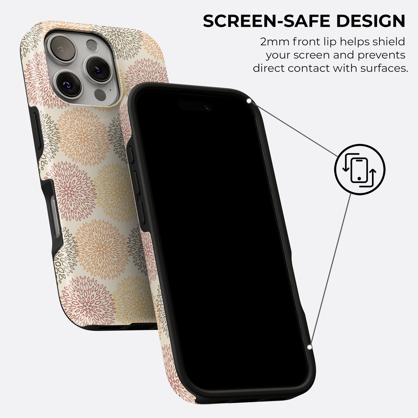 Retro Dahlia - Phone Case • Tough