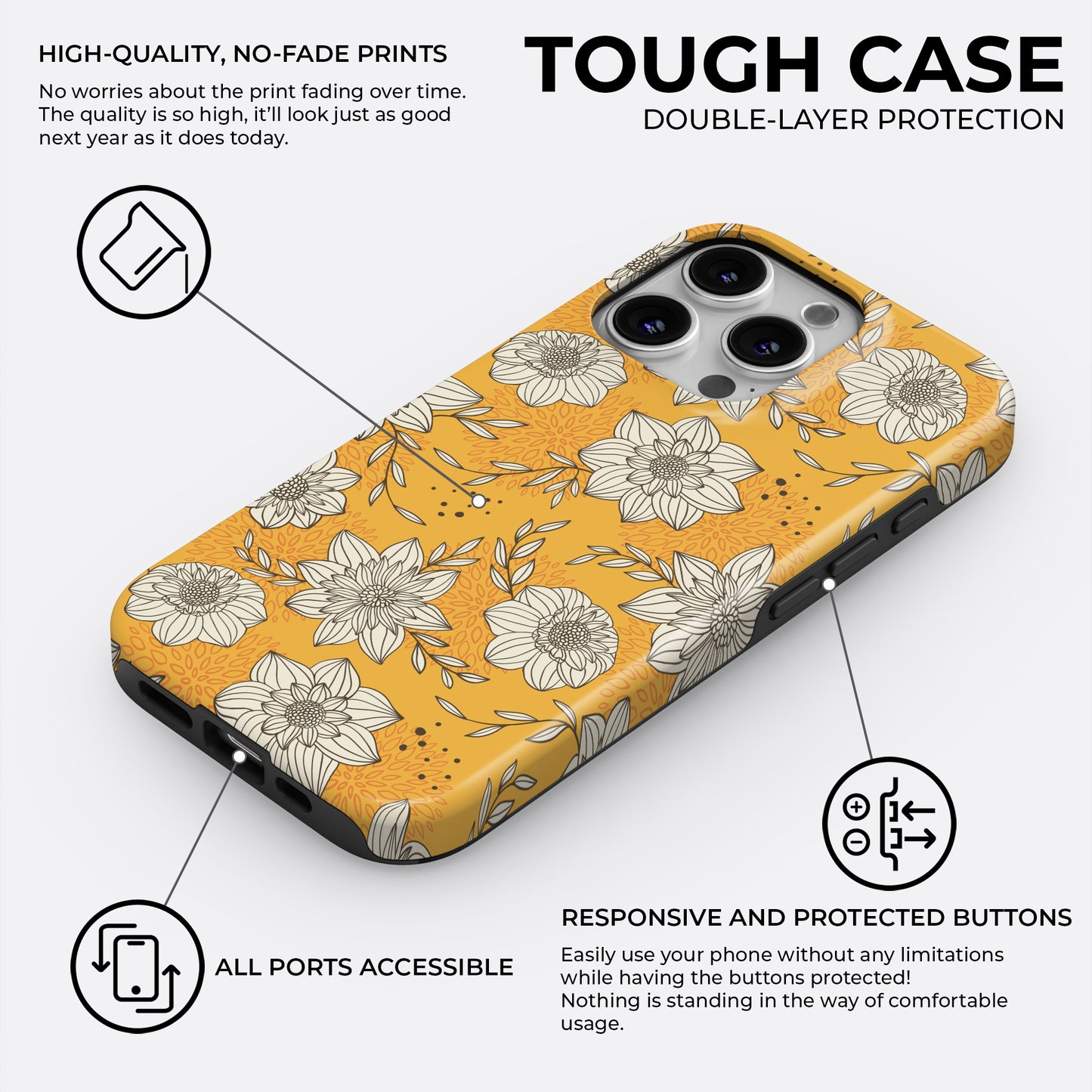 Bloom Pop - Phone Case • Tough