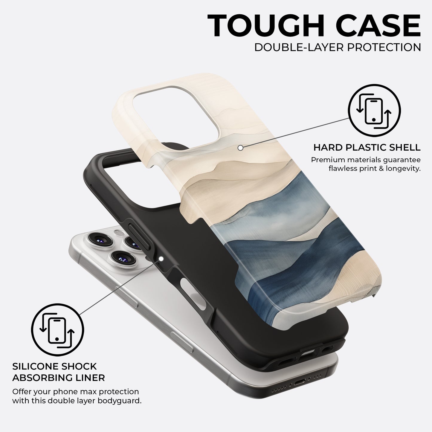 Coastal Veil - Phone Case • Tough