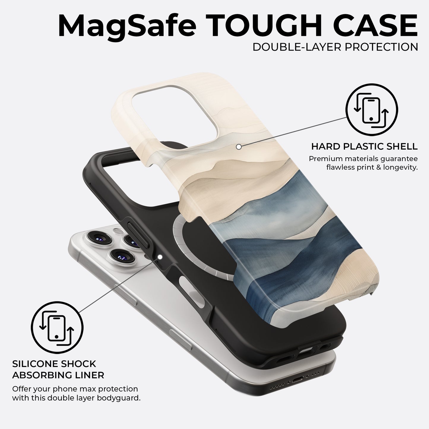 Coastal Veil - MagSafe • Tough iPhone Case
