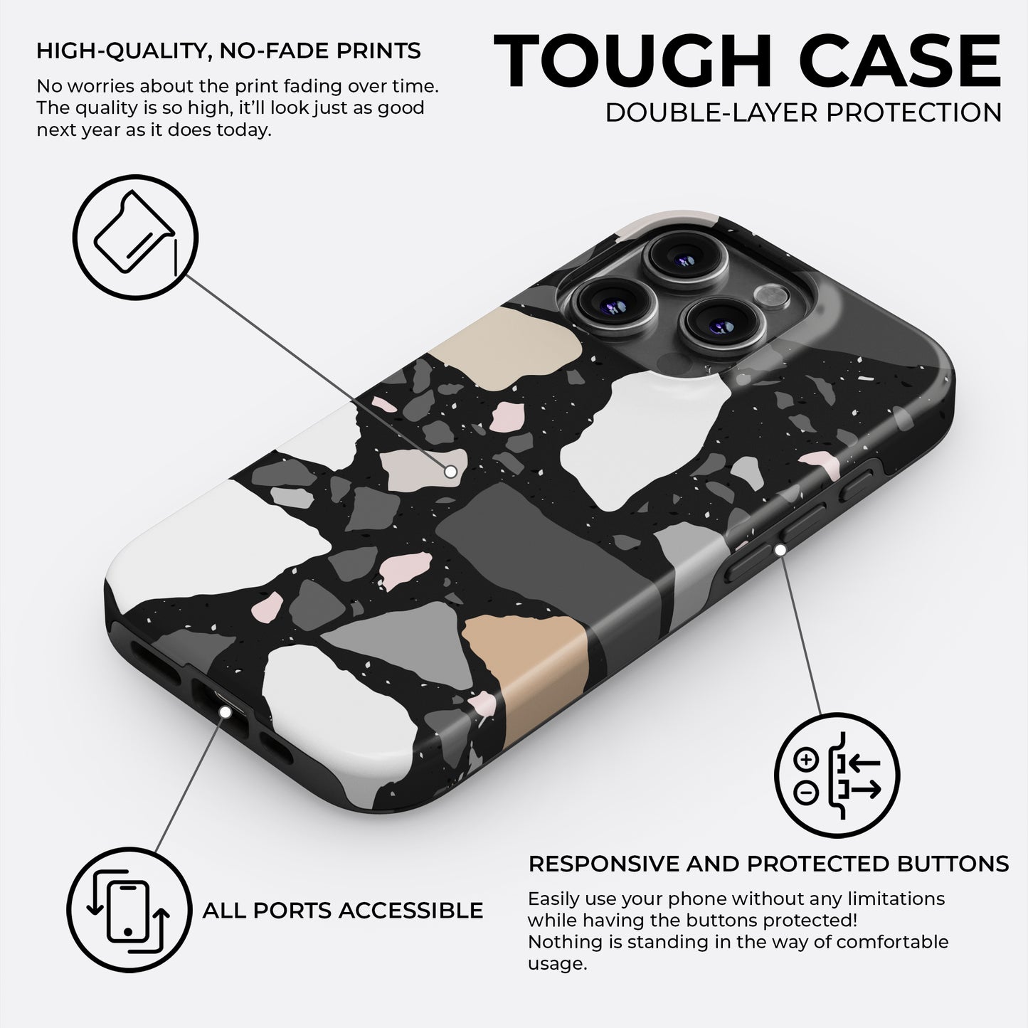 Stone Cold - Phone Case • Tough
