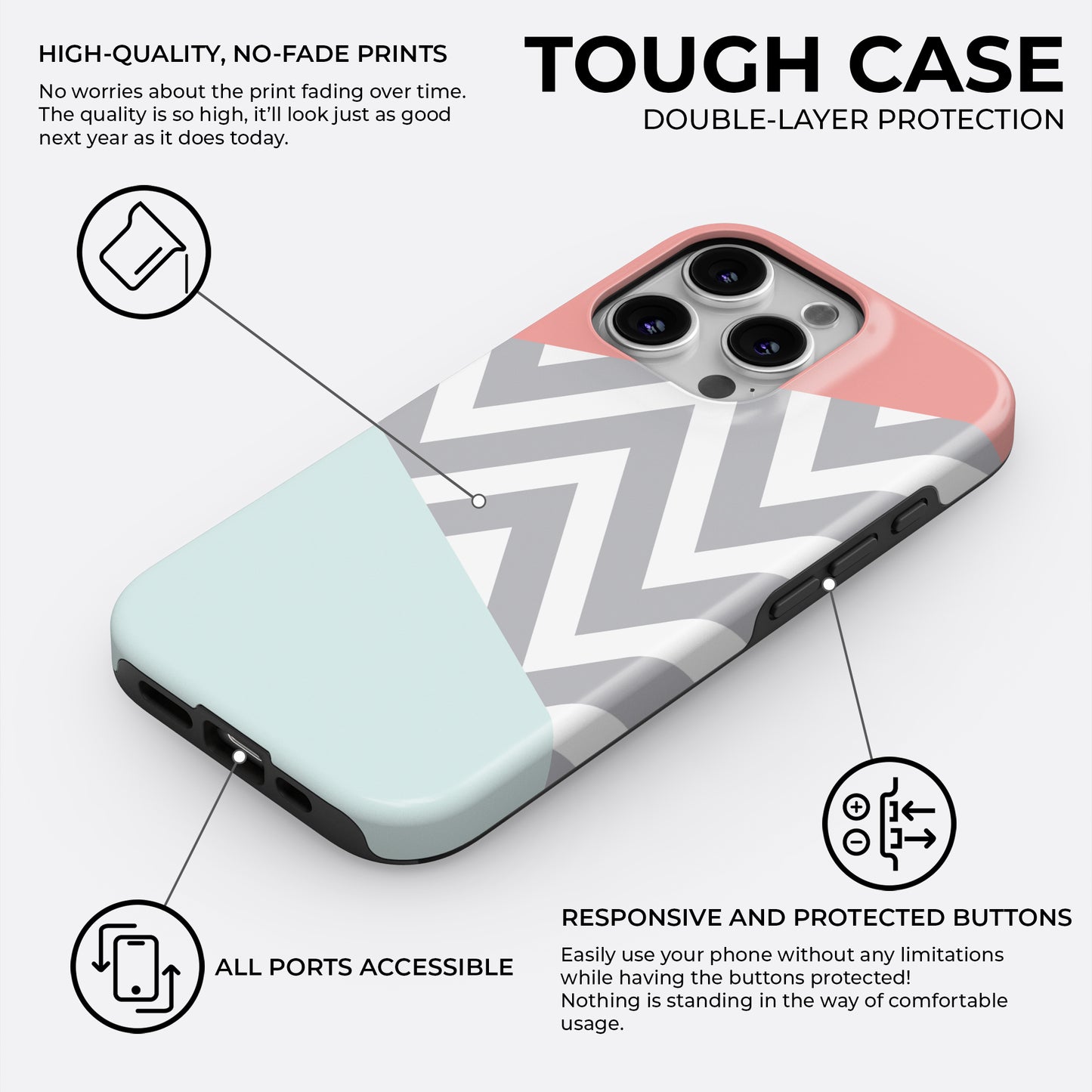 Zig Mint - Phone Case • Tough