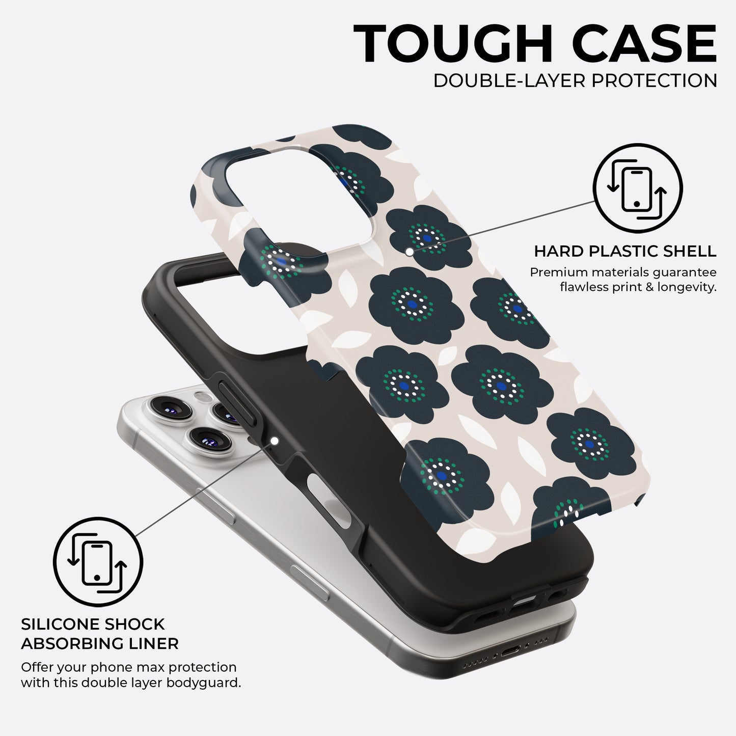 Dot Dot Daisy - Phone Case • Tough