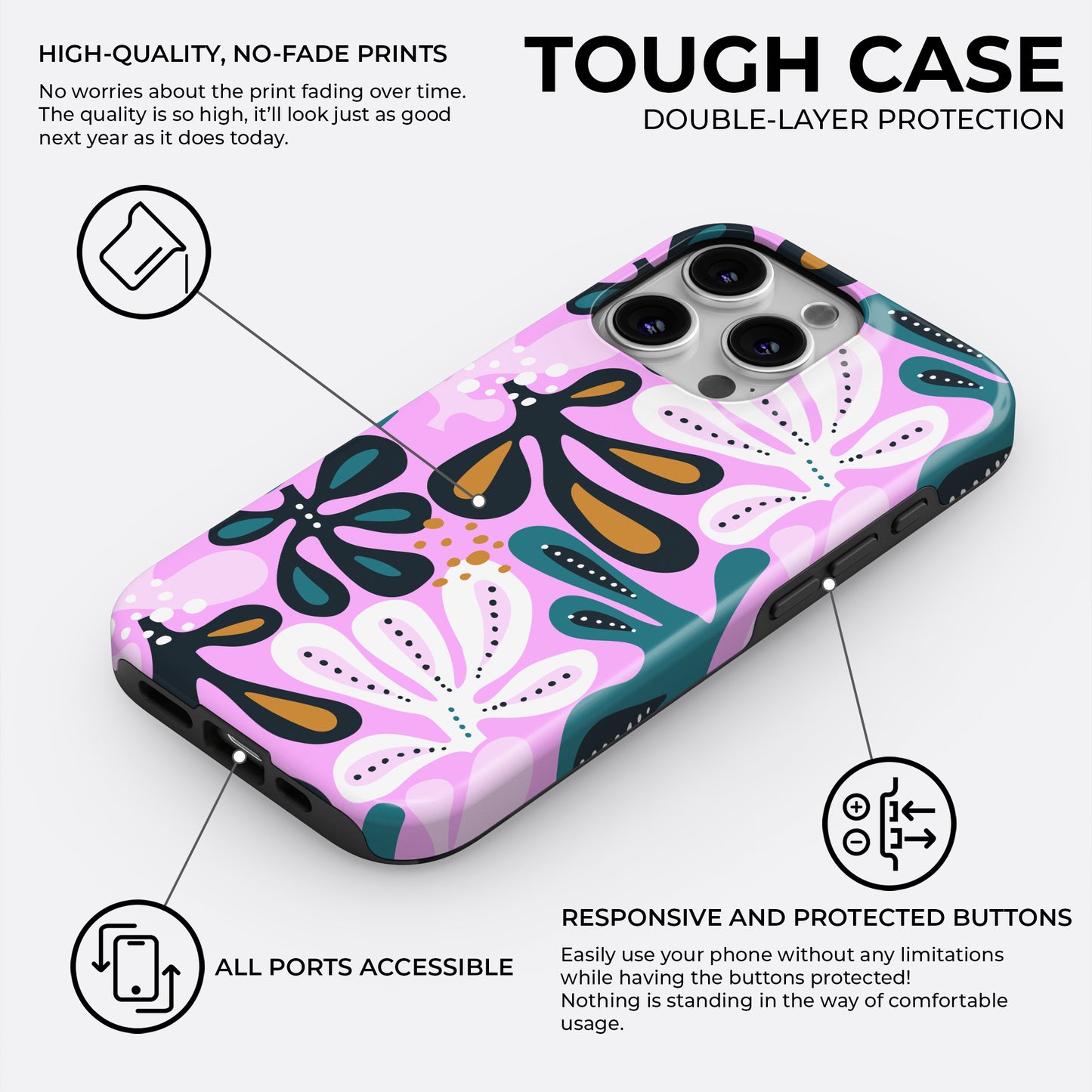 Jasmine - Phone Case • Tough