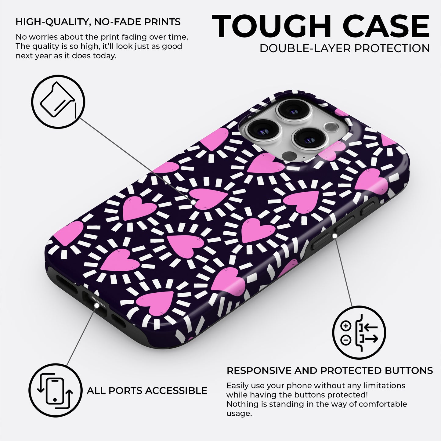 Hot Shock - Phone Case • Tough