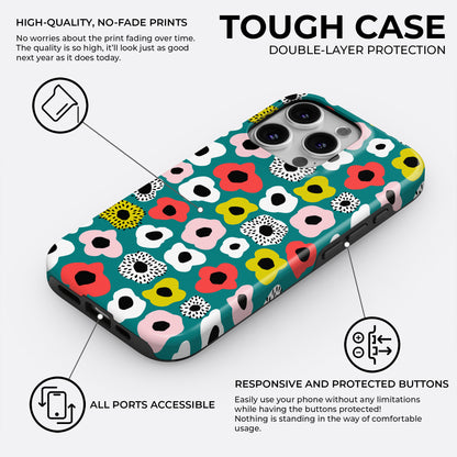 Happy Petal Club - MagSafe • Tough iPhone Case