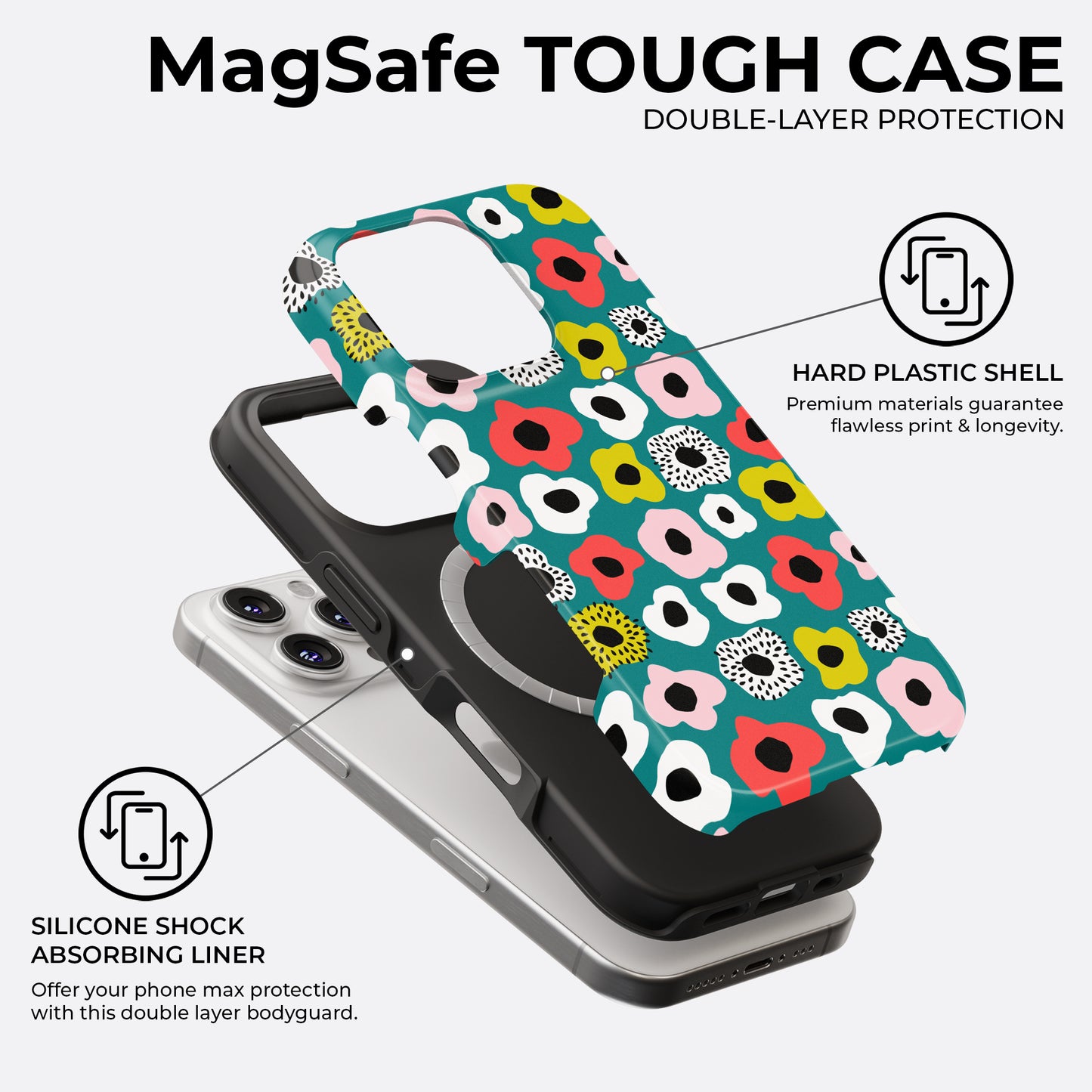 Happy Petal Club - MagSafe • Tough iPhone Case