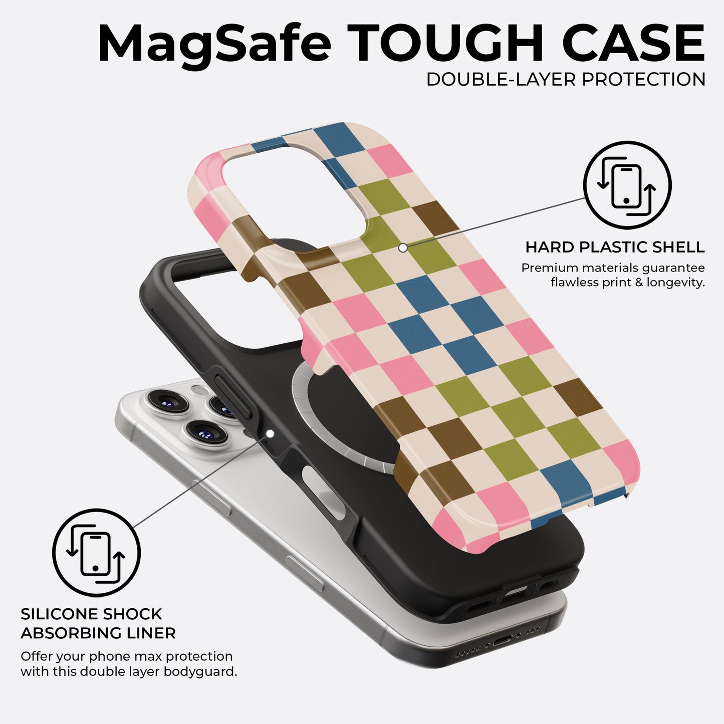 Retro Recess - MagSafe • Tough iPhone Case