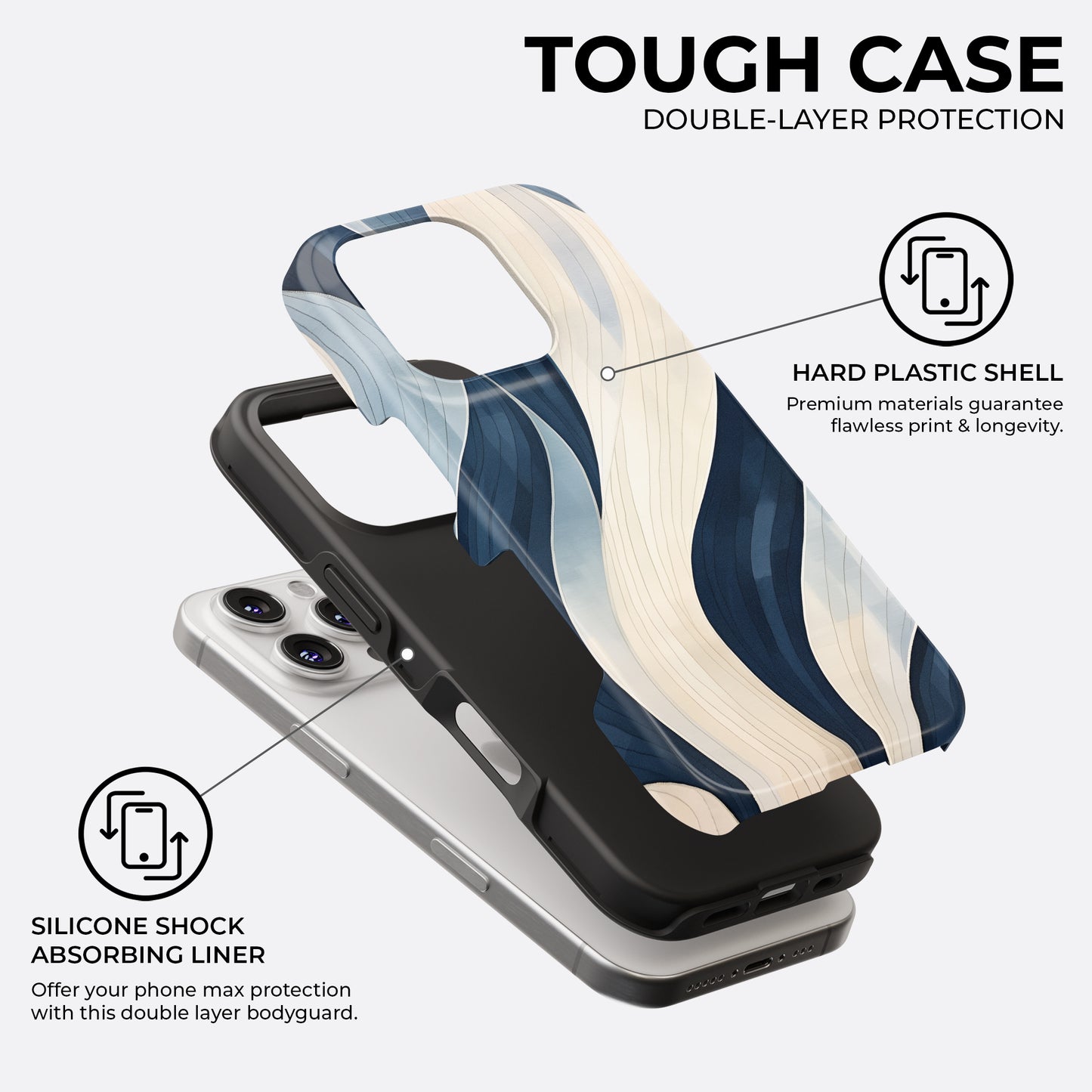 Still Blue - Phone Case • Tough