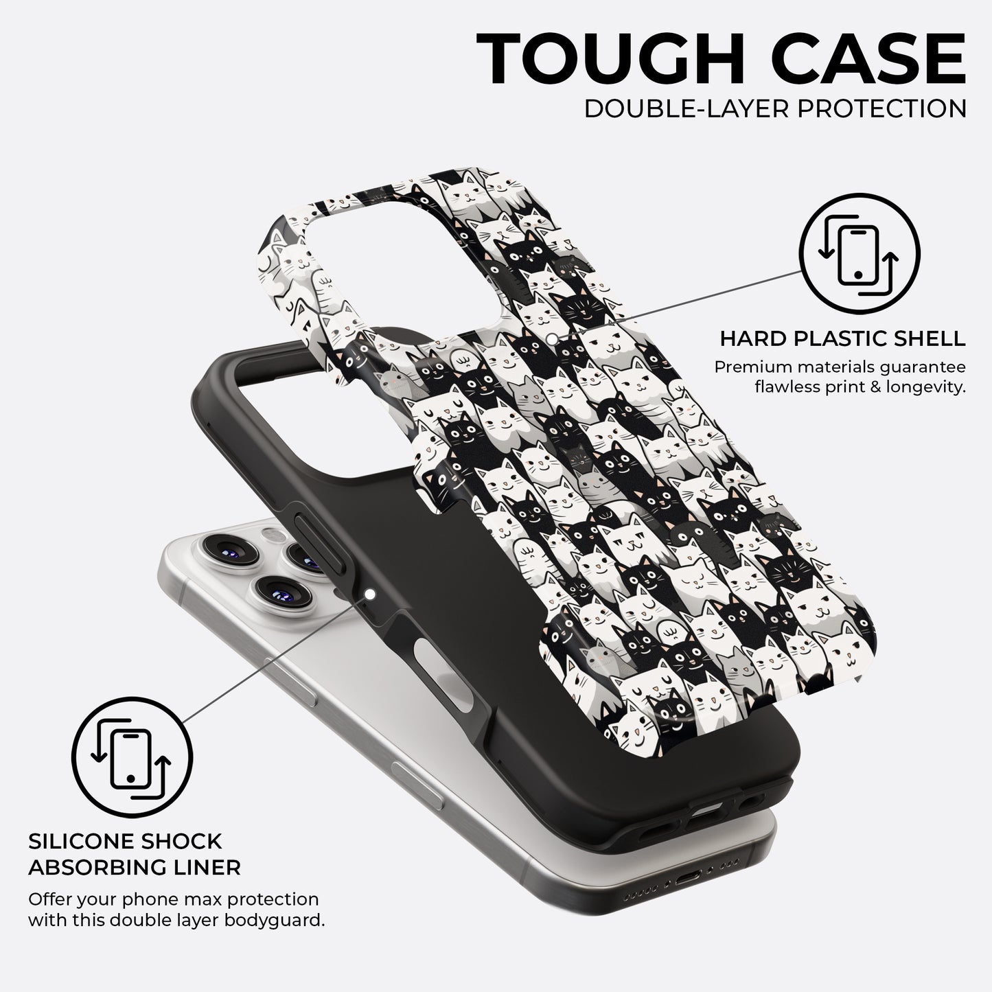Meow Parade - Phone Case • Tough