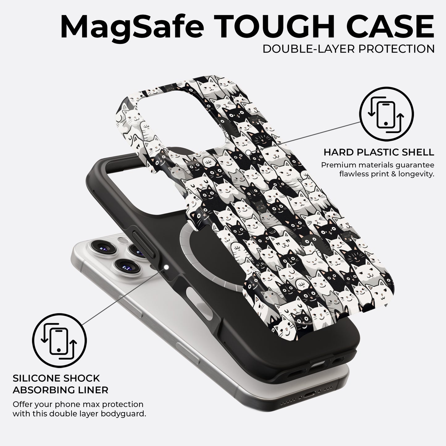 Meow Parade - MagSafe • Tough iPhone Case