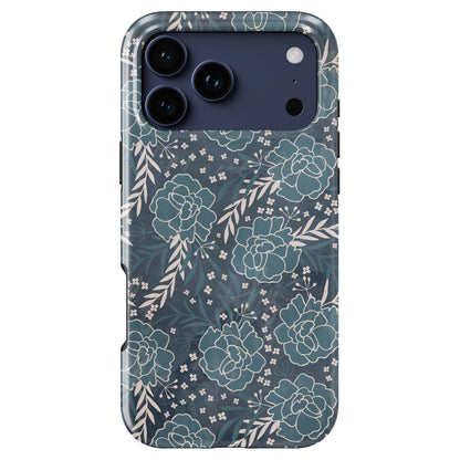 Fleur Bleu - Phone Case • Tough
