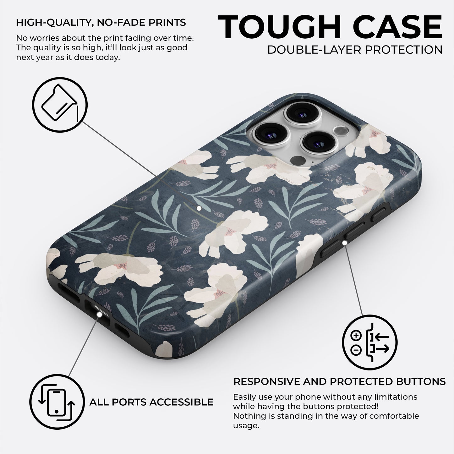 Wilted Whisper - Phone Case • Tough