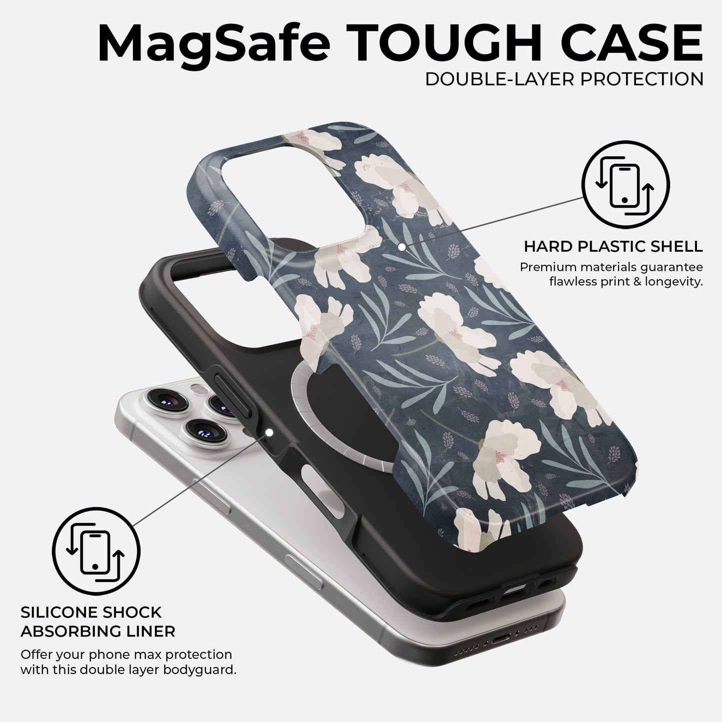 Wilted Whisper - MagSafe • Tough iPhone Case