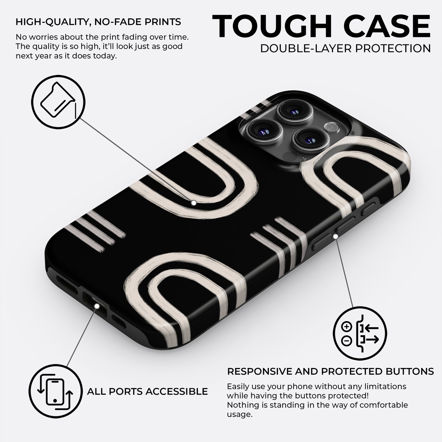 Blackout - Phone Case • Tough