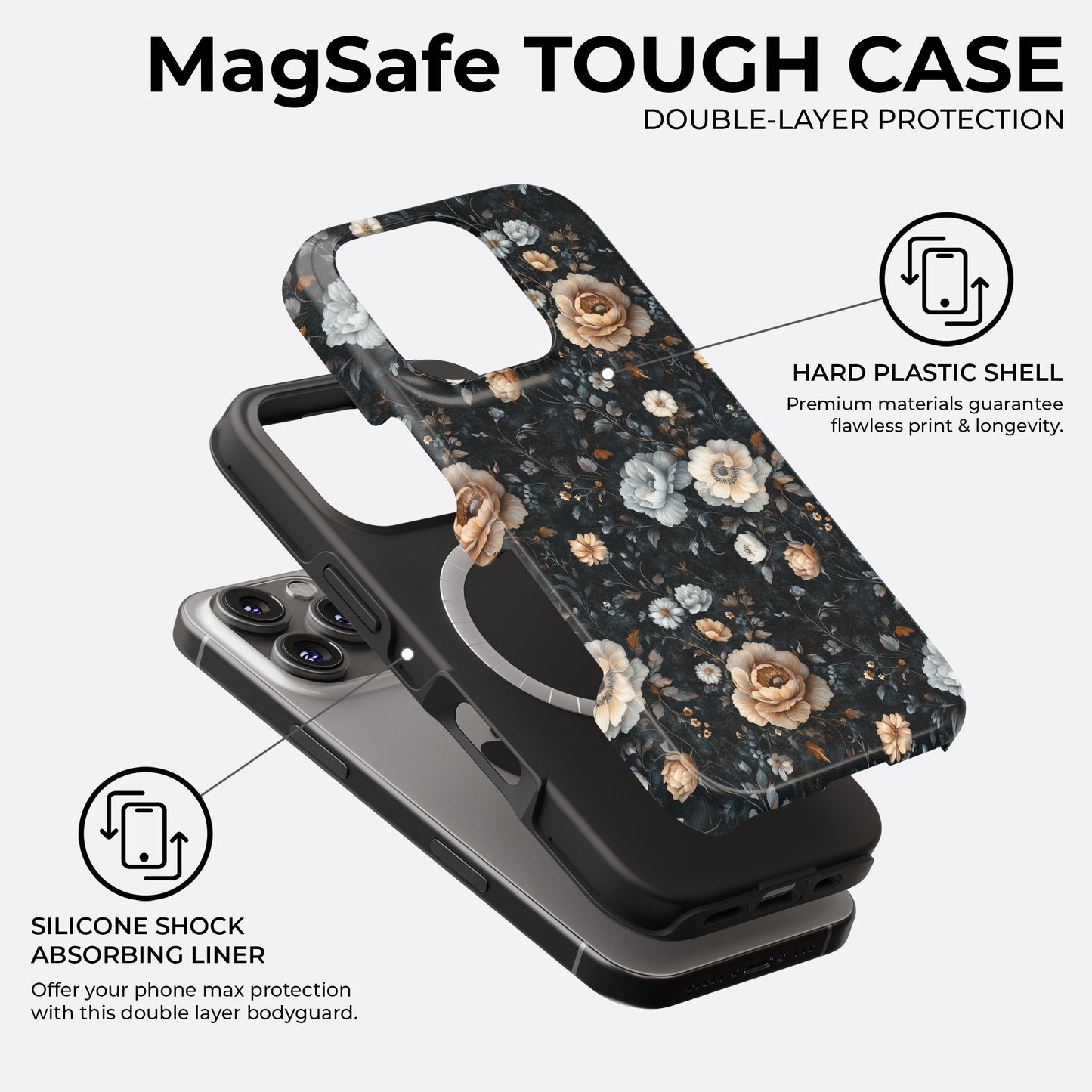 Twilight Blossom - MagSafe • Tough iPhone Case