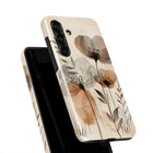 a phone case with a floral design on it.