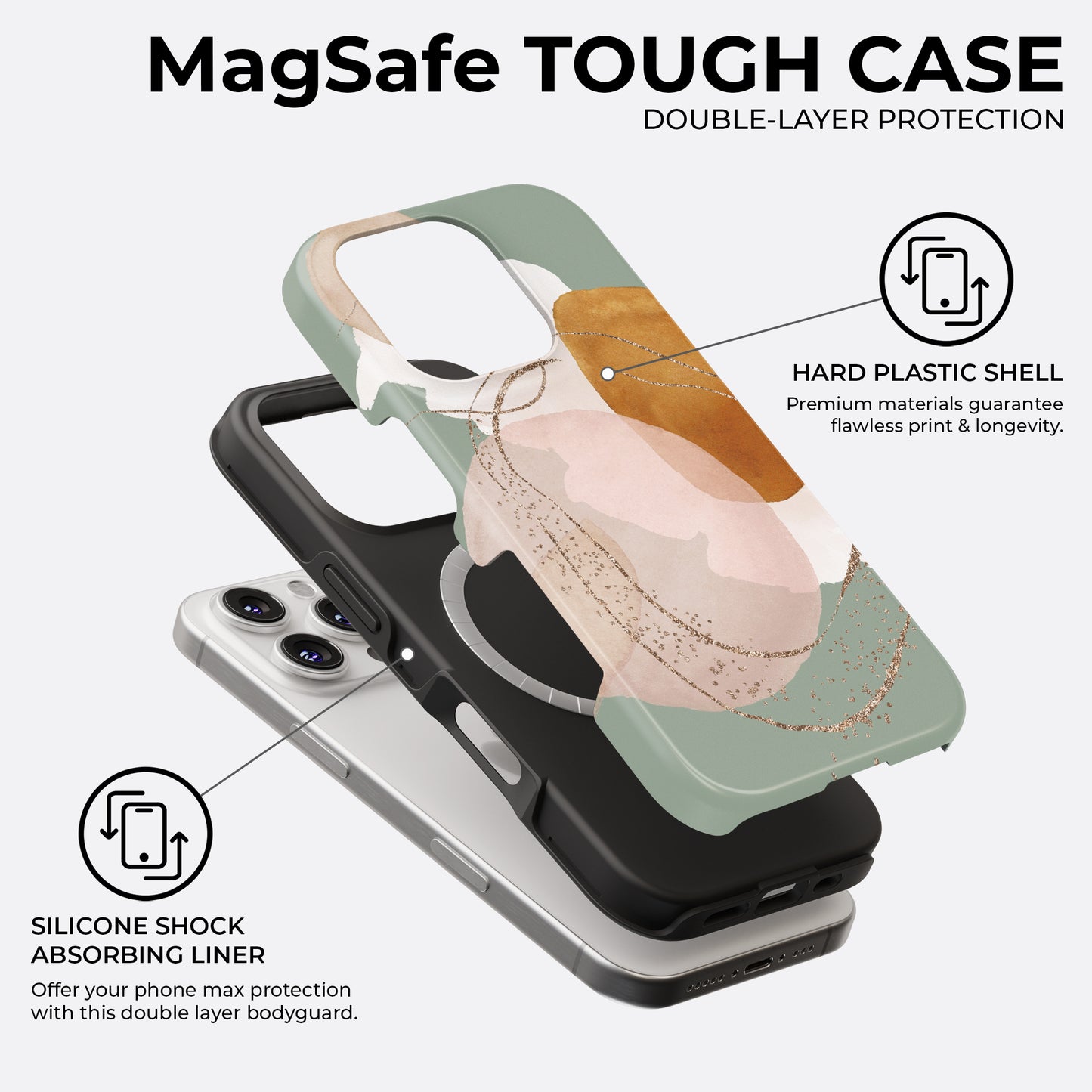 Soft Spoken - MagSafe • Tough iPhone Case