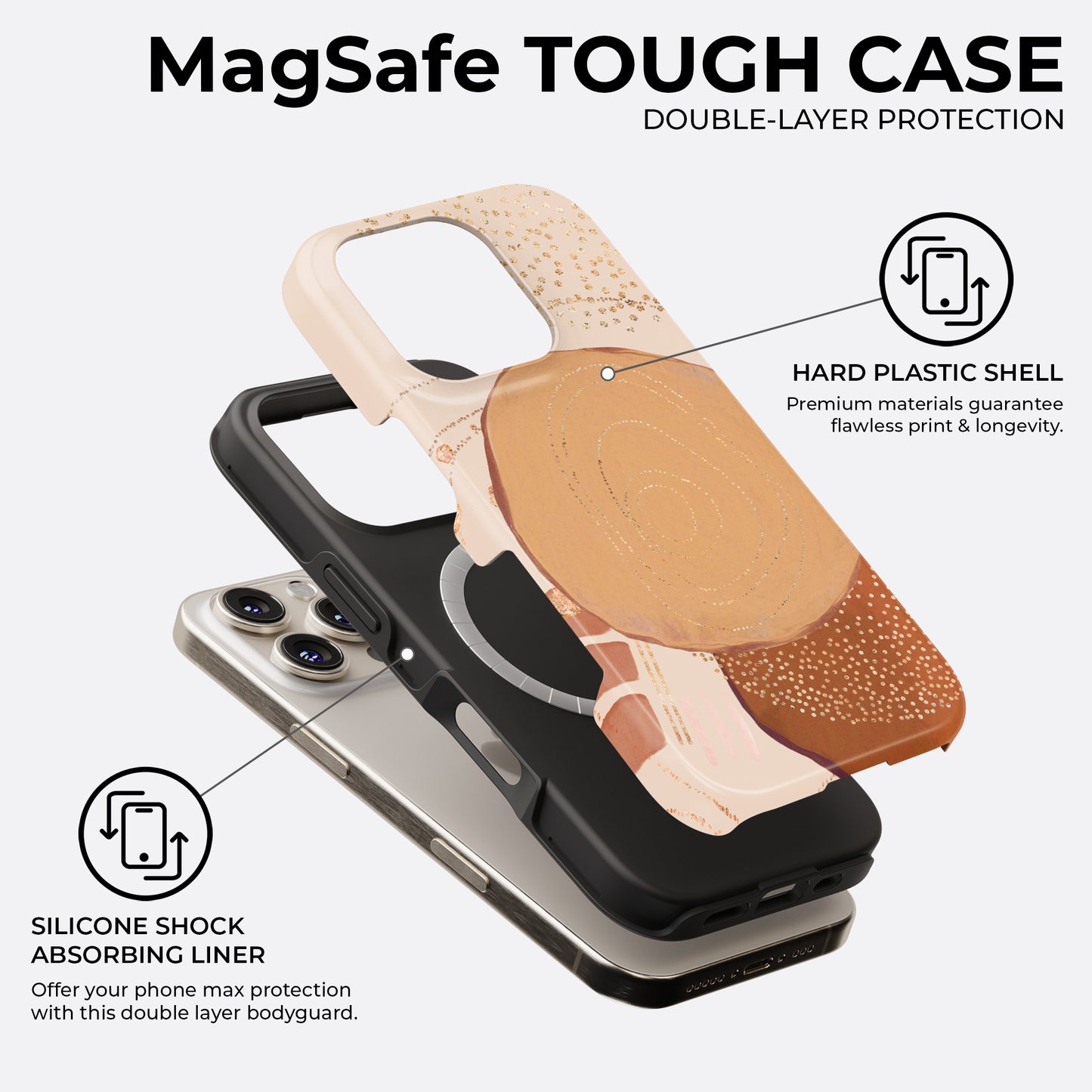 Opaline Sand - MagSafe • Tough iPhone Case