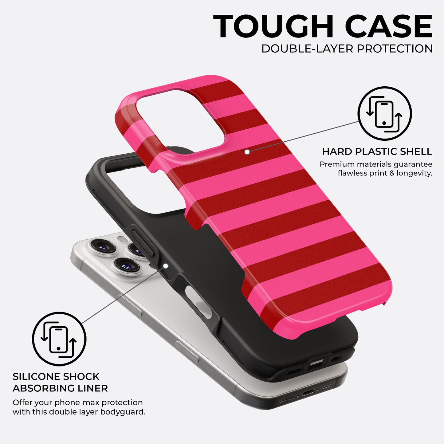 Cabana Rouge - Phone Case • Tough
