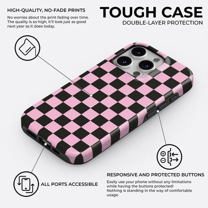 Check Me Pink - Phone Case • Tough