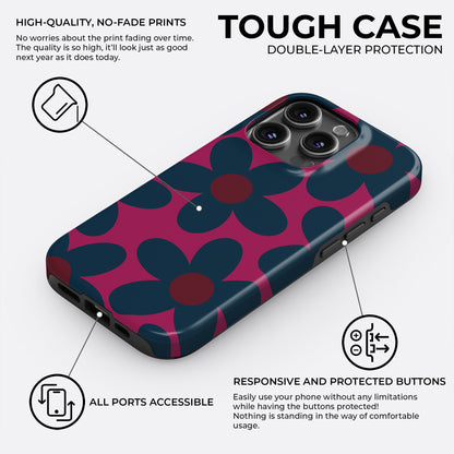 Midnight Bloom - Phone Case • Tough