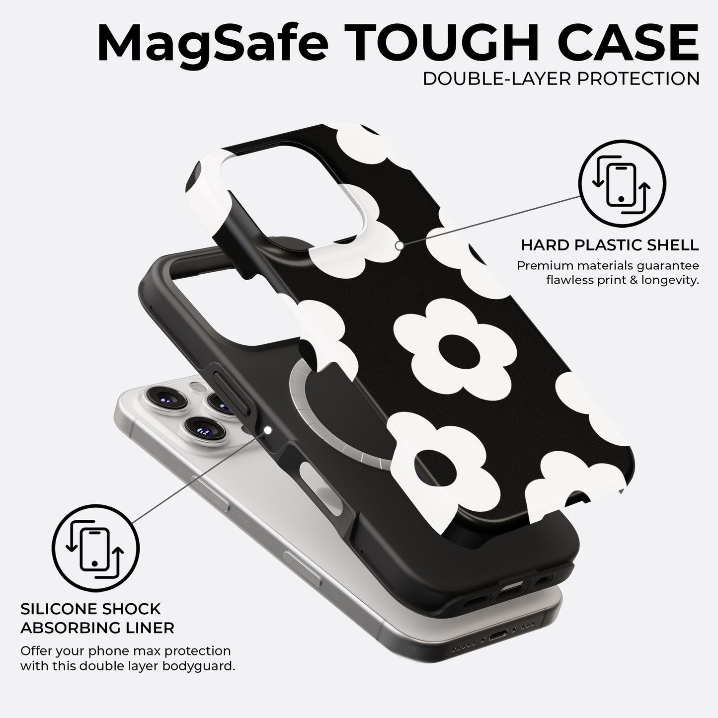 Petal Pop - MagSafe • Tough iPhone Case